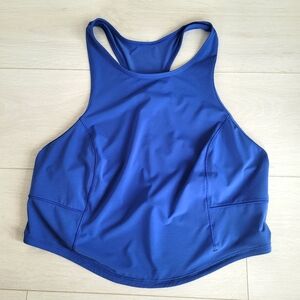EUC Lululemon Power Thru Tank Top in Regatta Blue Cobalt W1CTAS